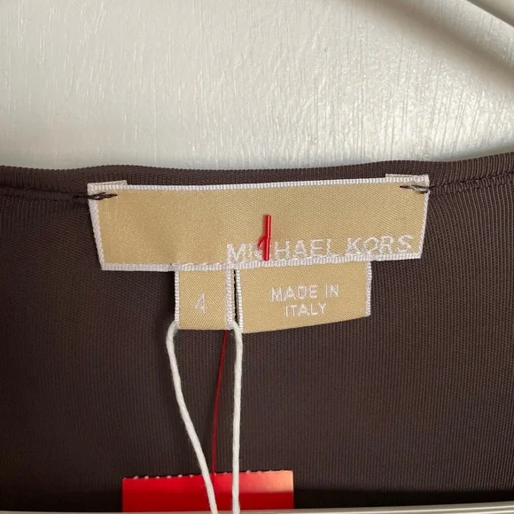 Michael Kors A-Line Scoop Neck Dress - Size 4 - Picture 6 of 16